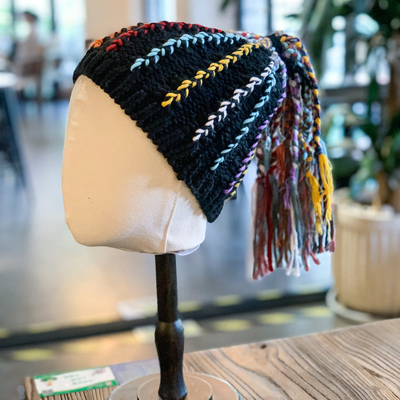 Autumn Winter Dreadlocks Wig Hat for Women