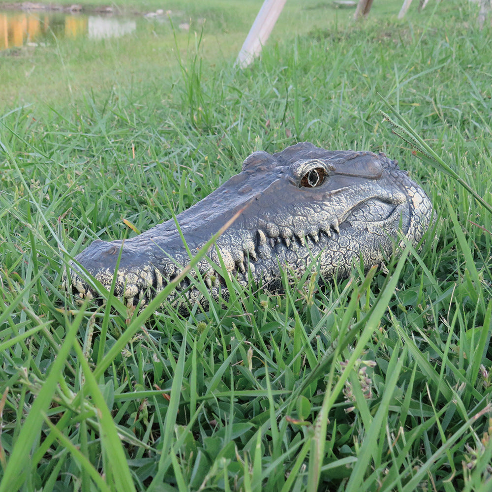 Wander & Wake™ Remote Control Crocodile Boat | Realistic RC Water Toy