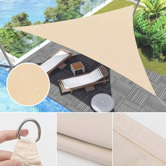 Wander & Wake™ 300D Waterproof Sun Shade Sail | Outdoor Patio, Camping & Beach Canopy - Wander & Wake