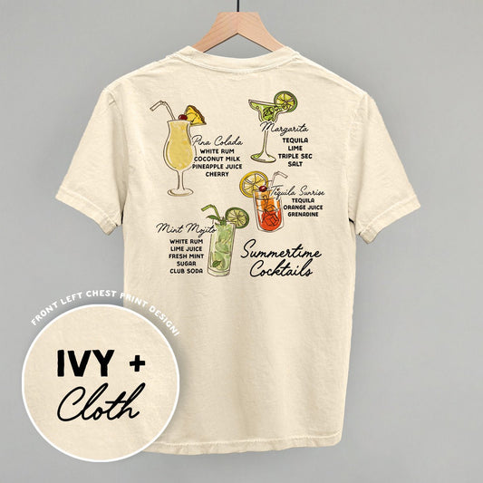 Wander & Wake™ Summer Time Cocktails Graphic T-Shirt - Wander & Wake