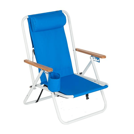 Wander & Wake⢠Portable Beach & Camping Chair | Folding Outdoor Chair with Headrest - Wander & Wake