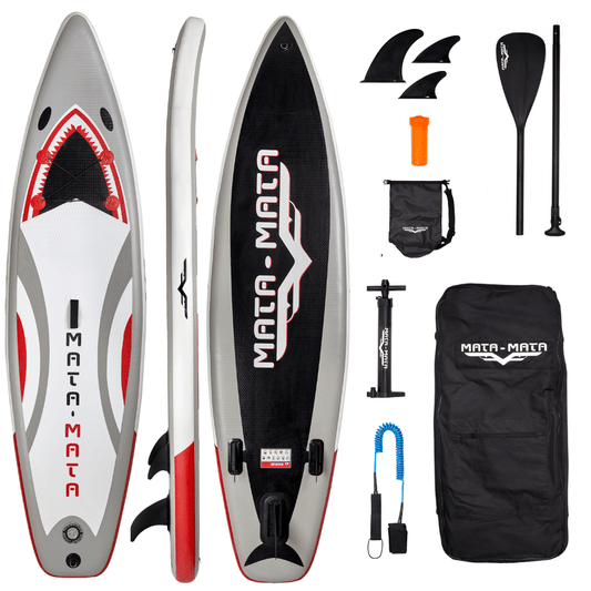 Wander & Wake™ Shark Flight Inflatable Paddle Board Package | 10' ISUP - Wander & Wake