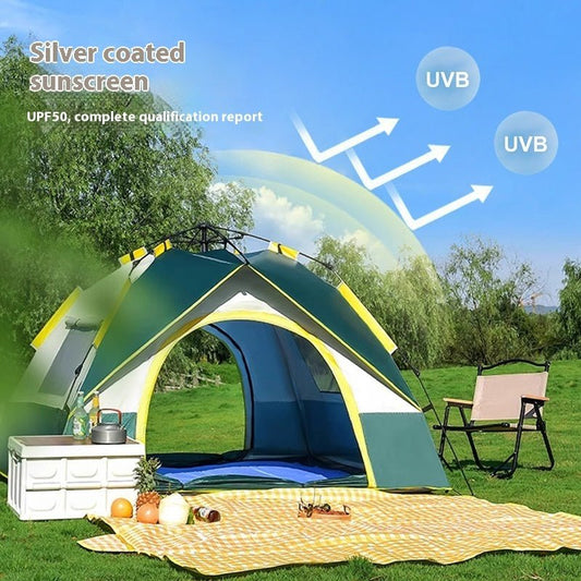 Tent Outdoor Camping 3-4 People Automatic Quickly Open - Wander & Wake