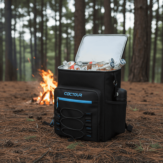 Wander & Wake™ Insulated Cooler Backpack | Leak-Resistant 36-Can Soft Cooler - Wander & Wake