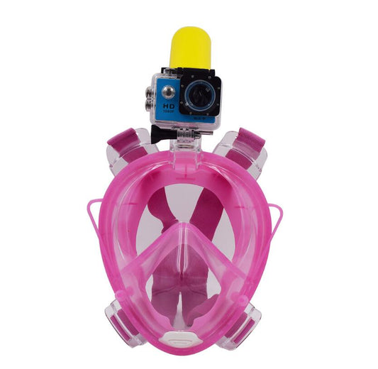 Wander & Wake™ Full Face Snorkel Mask | Anti-Leak Dry Top Diving Mask with Panoramic View - Wander & Wake