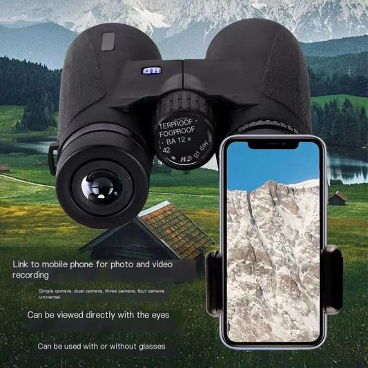 Wander & Wake™ HD 10x42 / 12x42 Binoculars | BAK4 Waterproof Outdoor Binoculars - Wander & Wake