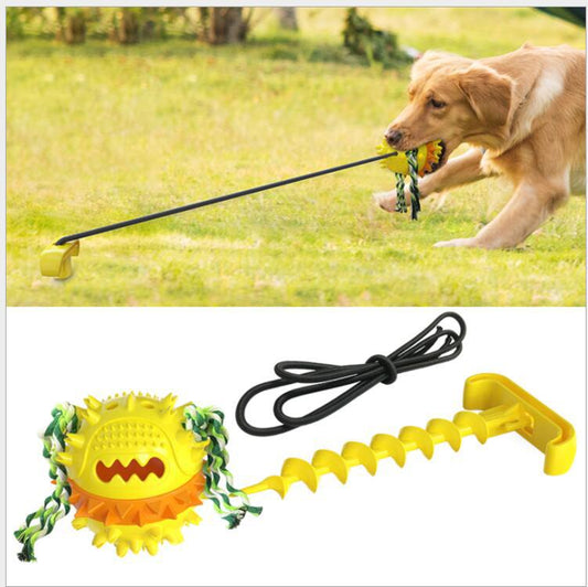 Wander & Wake™ Tough Rope Ball Dog Toy | Interactive Tug, Fetch & Chew Toy - Wander & Wake