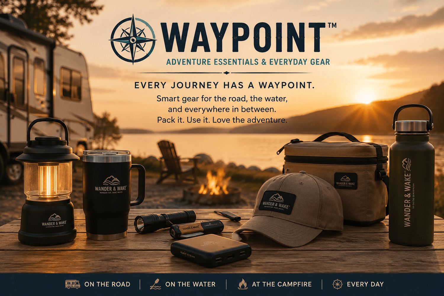 🧭 Waypoint™ - Wander & Wake