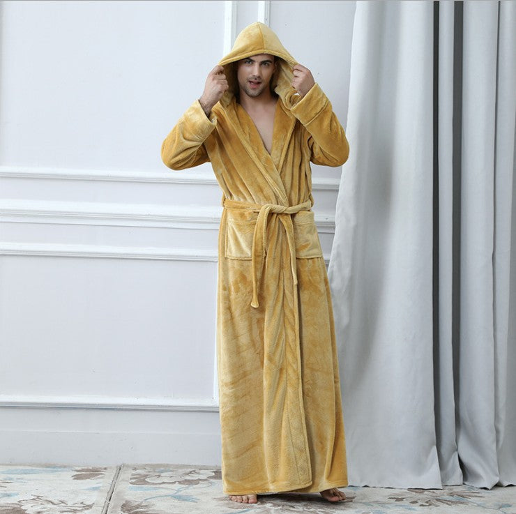 Extra Thick Nightgown for Autumn and Winter