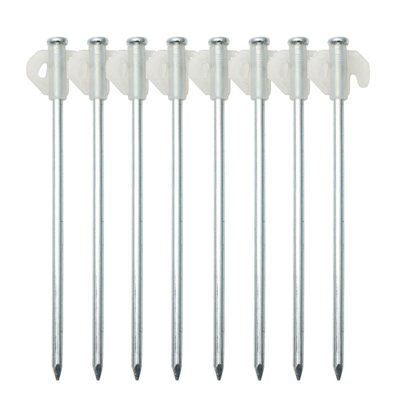 Wander & Wake™ Heavy-Duty Tent Stakes | 8-Pack Glow-in-the-Dark Camping Pegs