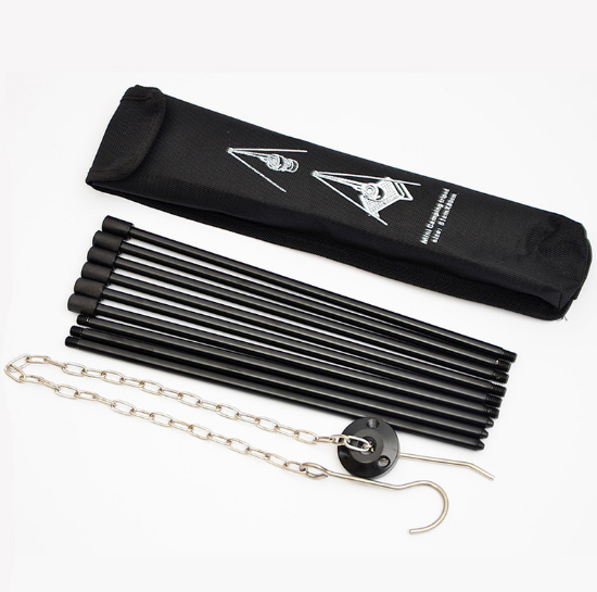 Outdoor Camping Tripod for Cooking and Fire Setup