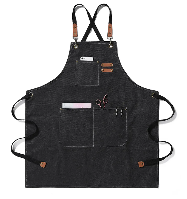 Wander & Wake™ ProCanvas Barista Apron | Heavy-Duty Canvas Coffee, Grill & Camp Cooking Apron with Utility Pocket