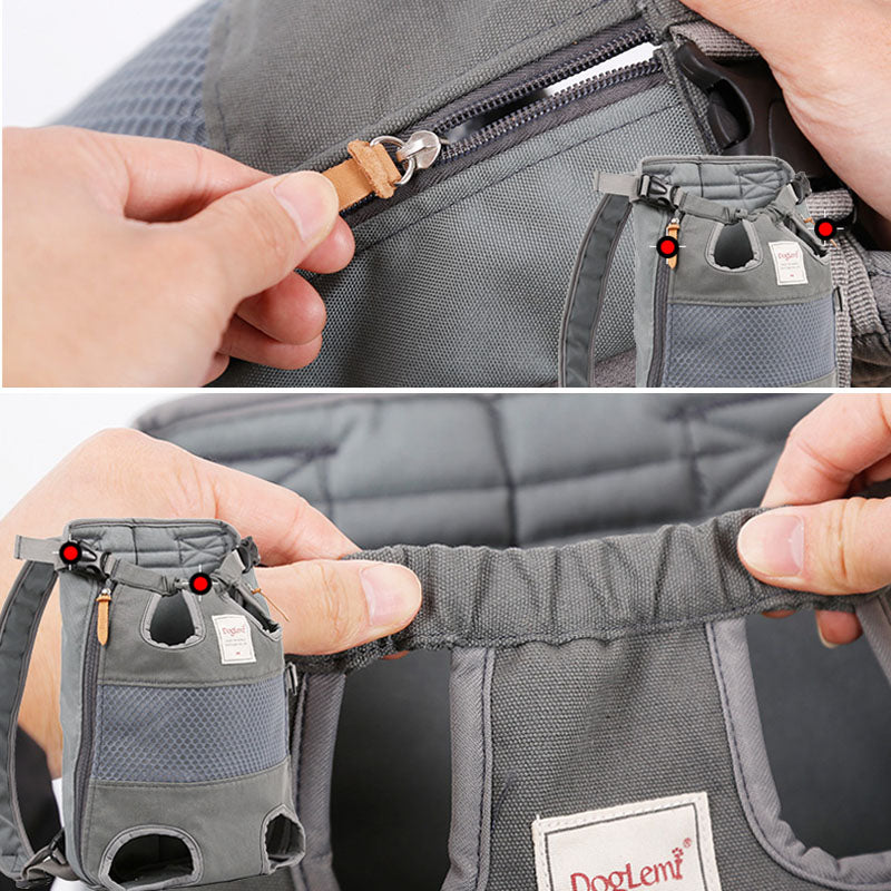 Wander & Wake™ Pet Adventure Backpack Carrier | Breathable Front Carrier for Small Dogs & Cats
