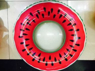 Adult Watermelon Swim Ring - Thick Inflatable Pool Toy