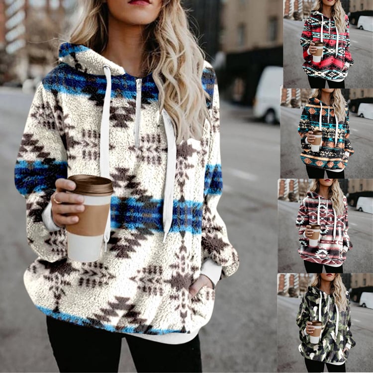 Hooded Loose Long Sleeve Fashion Sweater Top