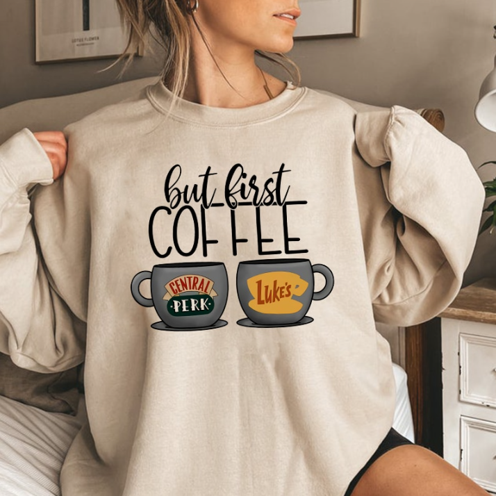 Cartoon Printed Pullover for Spring and Autumn