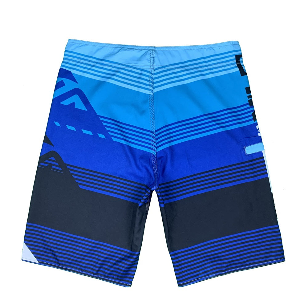 Quick Dry Loose Boxer Zip Swim Shorts for Plus Size
