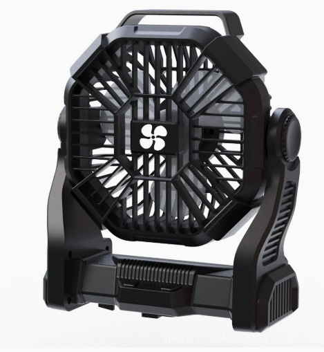 Wander & Wake™ Rechargeable Camping Fan with LED Lantern | Portable Tent Fan for Camping & RV