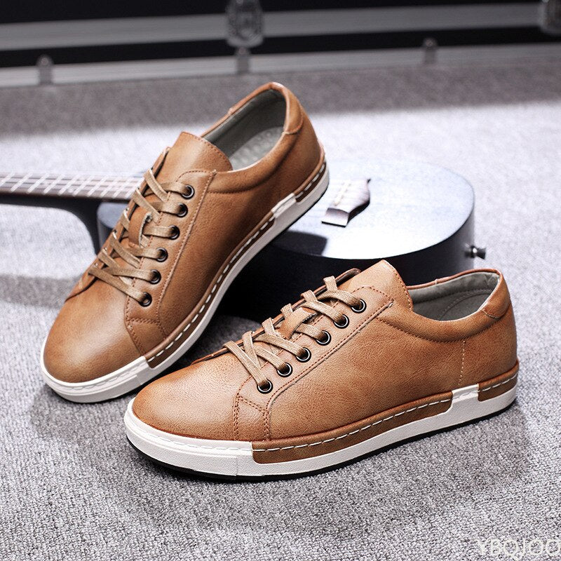 Men's Casual Suede Sneakers for Autumn