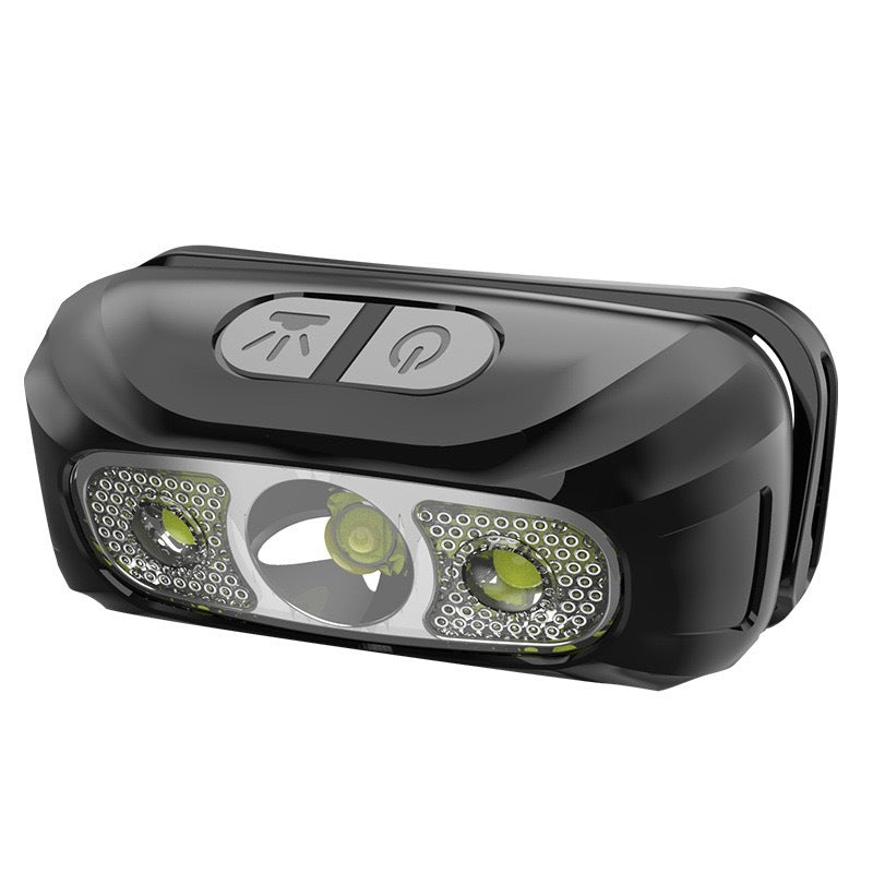 Wander & Wake™ Rechargeable LED Motion Sensor Headlamp | Hands-Free Camping, Hiking & Fishing Headlight