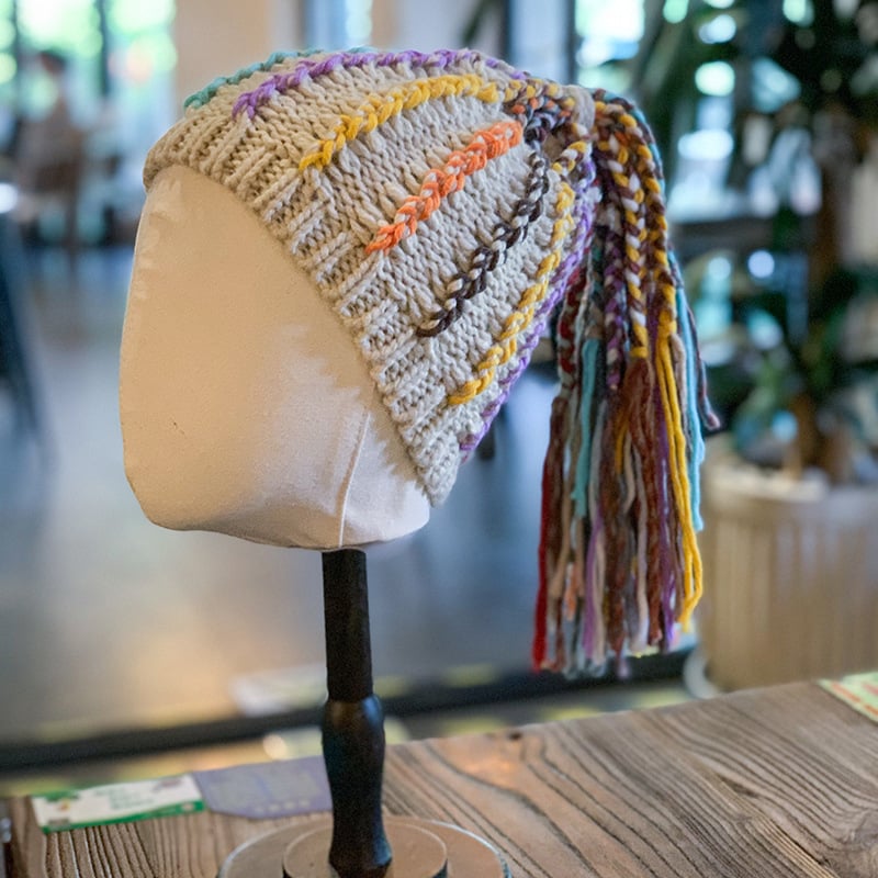 Autumn Winter Dreadlocks Wig Hat for Women