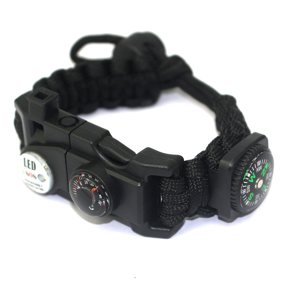 Wander & Wake™ Paracord Survival Bracelet | Emergency Bracelet with Fire Starter, Flint & Outdoor Survival Gear