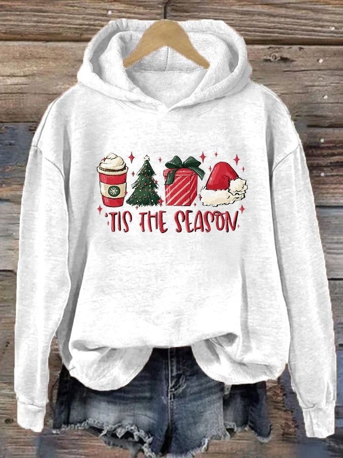 Autumn Winter Christmas Digital Print Pullover
