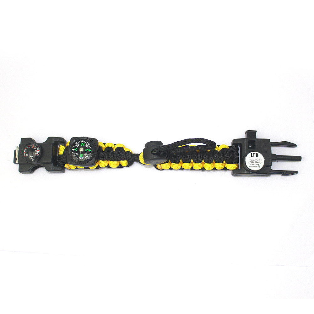 Wander & Wake™ Paracord Survival Bracelet | Emergency Bracelet with Fire Starter, Flint & Outdoor Survival Gear
