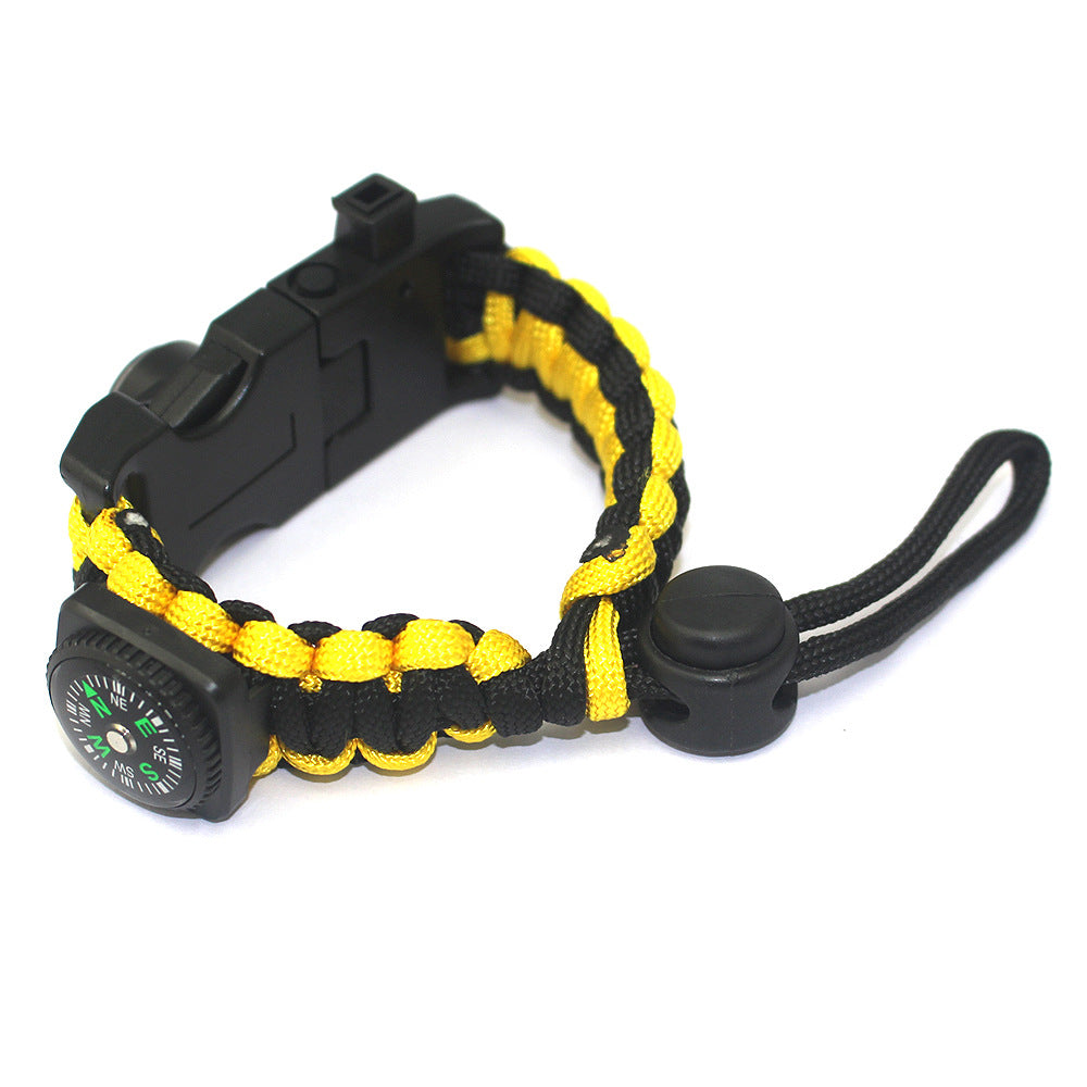 Wander & Wake™ Paracord Survival Bracelet | Emergency Bracelet with Fire Starter, Flint & Outdoor Survival Gear