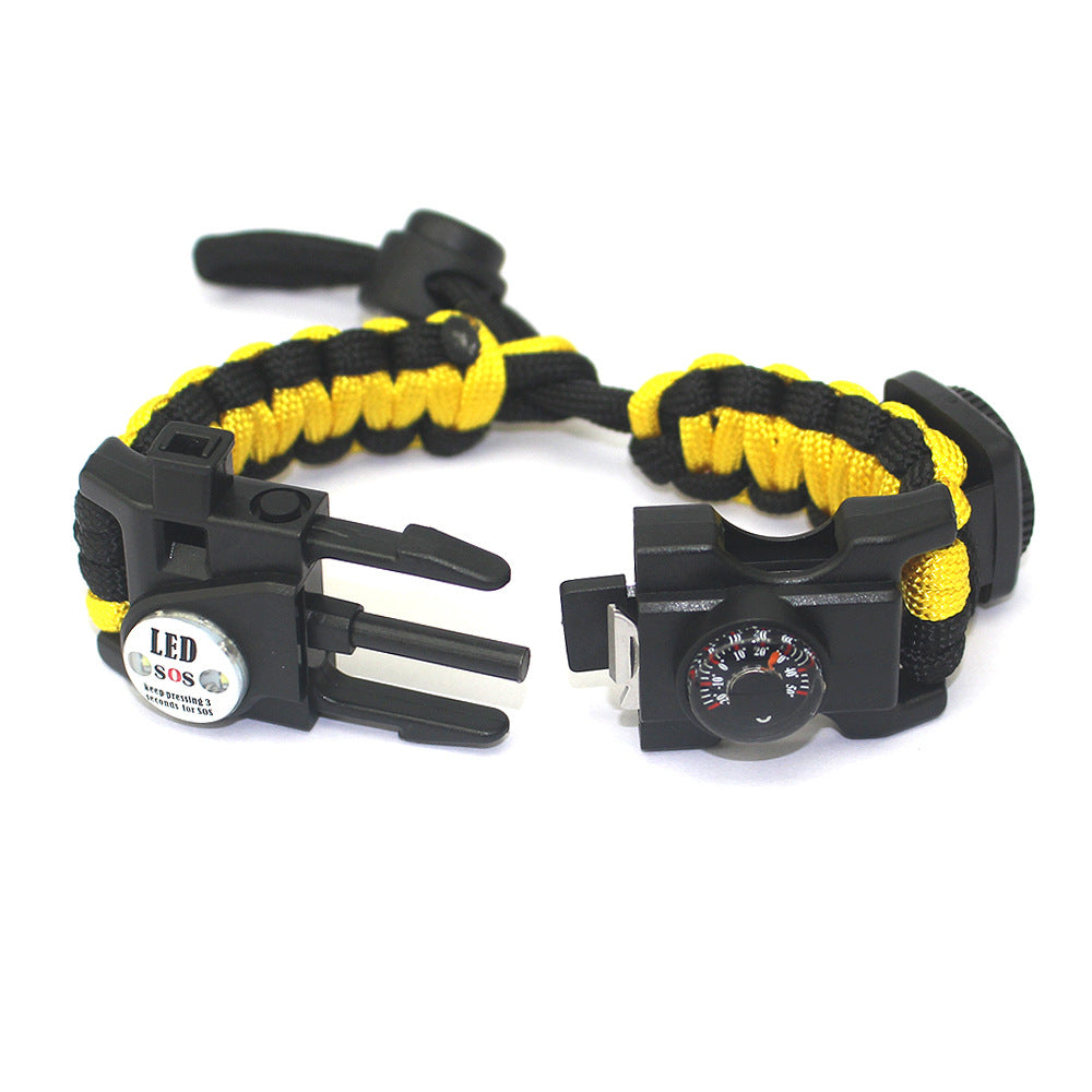 Wander & Wake™ Paracord Survival Bracelet | Emergency Bracelet with Fire Starter, Flint & Outdoor Survival Gear