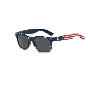 USA Flag Sunglasses for Parties - UV Protection Eyewear