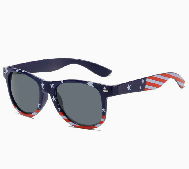 USA Flag Sunglasses for Parties - UV Protection Eyewear