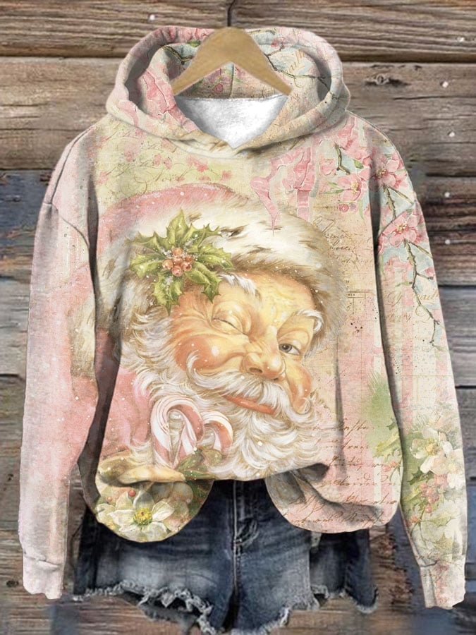 Autumn Winter Christmas Digital Print Pullover