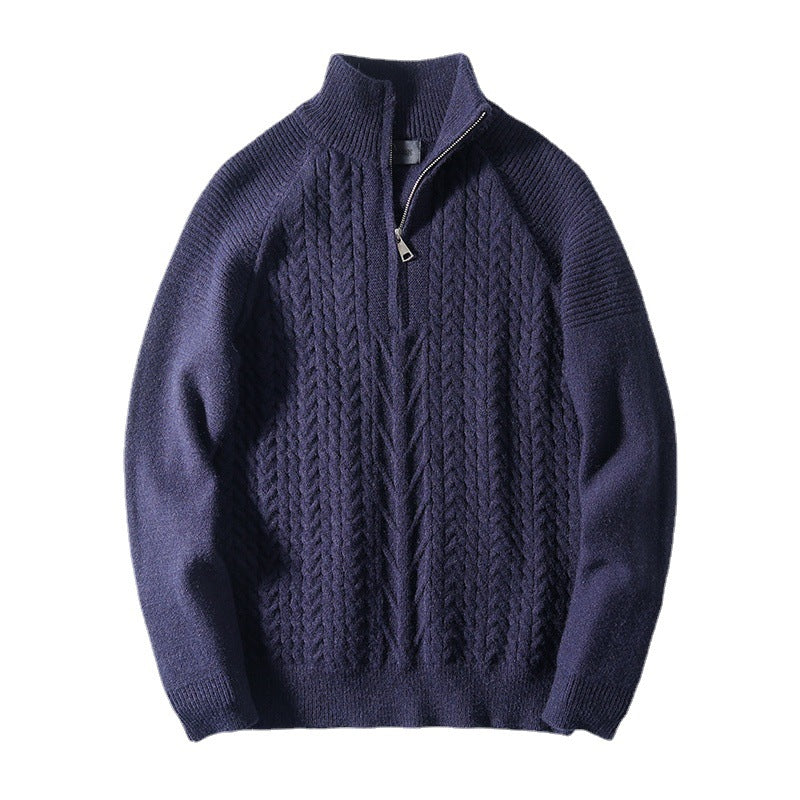 Men's Autumn Turtleneck Twist Sweater