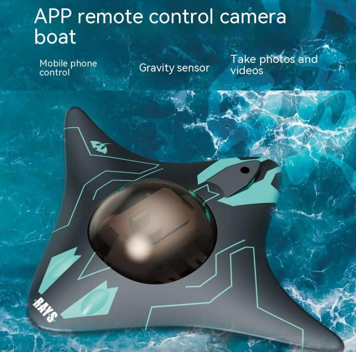 Wander & Wake™ Underwater Camera RC Boat | Remote-Control Explorer with Live Video