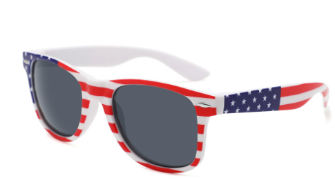 USA Flag Sunglasses for Parties - UV Protection Eyewear