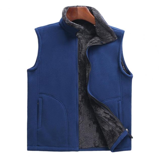 Men's Fleece Vest Jacket for Outdoor Sports Activities