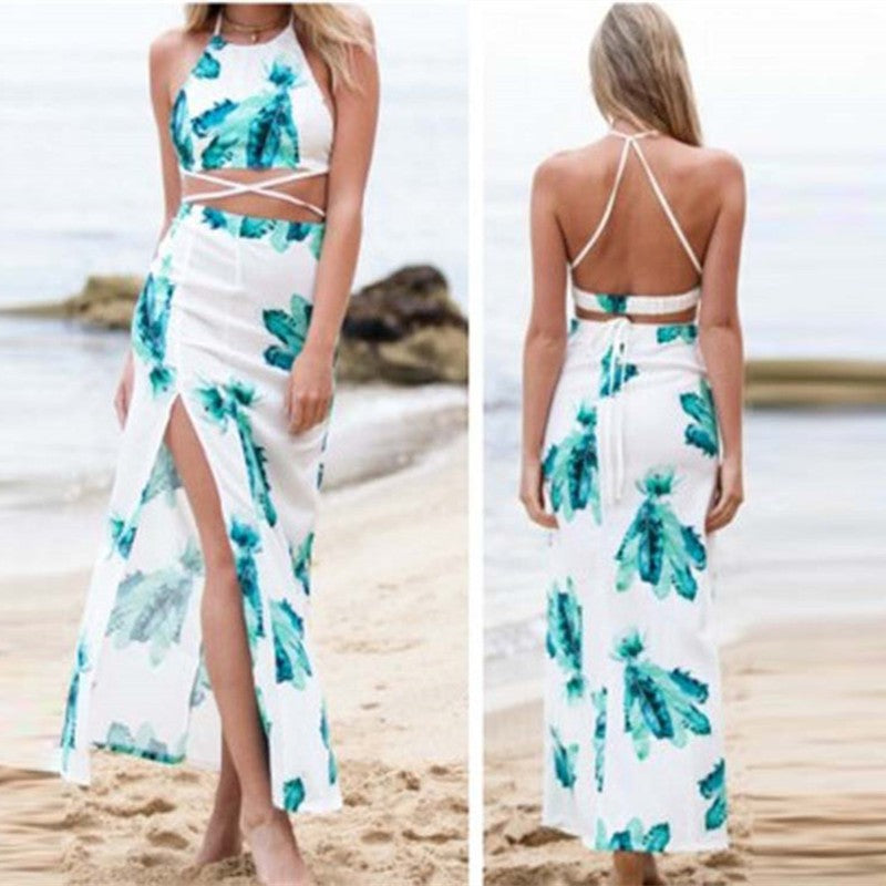 Sexy Two-Piece Beach Dress Set
