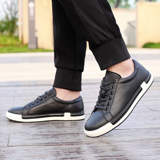 Men's Casual Suede Sneakers for Autumn
