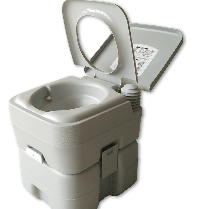 20L Portable Toilet for Elderly & Pregnant, Outdoor Use