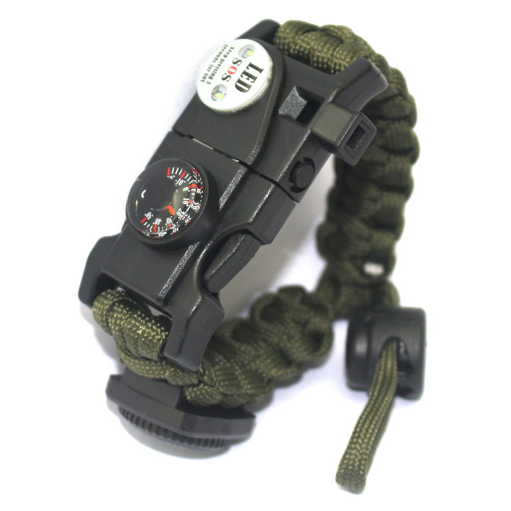 Wander & Wake™ Paracord Survival Bracelet | Emergency Bracelet with Fire Starter, Flint & Outdoor Survival Gear
