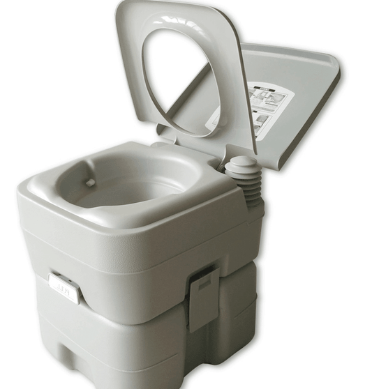 Wander & Wake™ 20L Portable Camping Toilet | Flushable Outdoor Toilet for RV, Camping & Travel - Wander & Wake