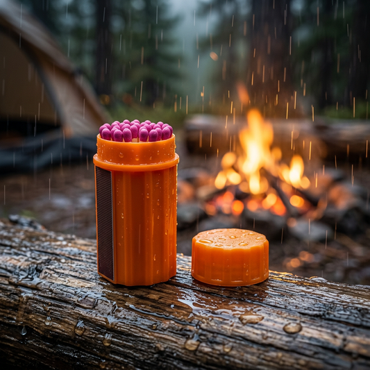 20-Piece Stormproof Waterproof Matches | Outdoor Fire Starter Kit