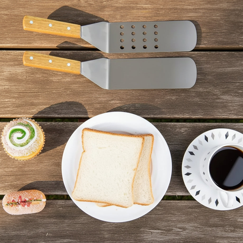 Wander & Wake™ 8-Piece Stainless Steel BBQ Tool Set | Premium Camping & Grilling Utensils - Wander & Wake