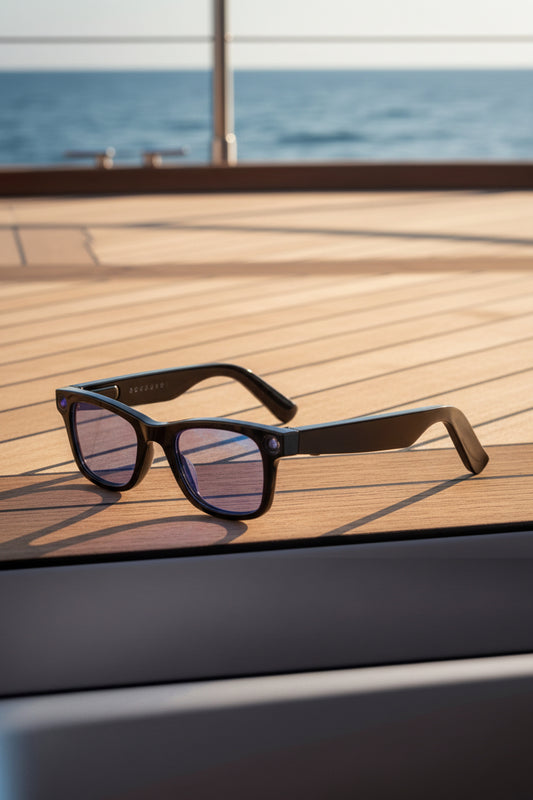 Wander & Wake™ AI Smart Camera Glasses | HD Video Recording & Bluetooth Audio - Wander & Wake
