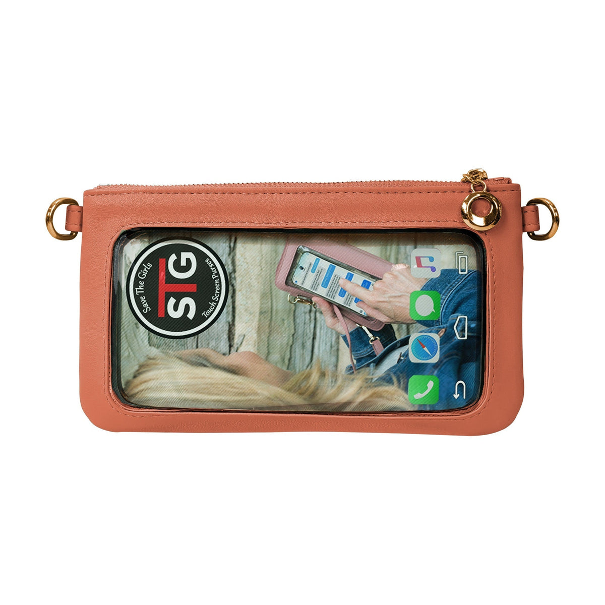 SaveTheGirls Bella RFID Crossbody Purse | Touchscreen Phone Bag - product image 20