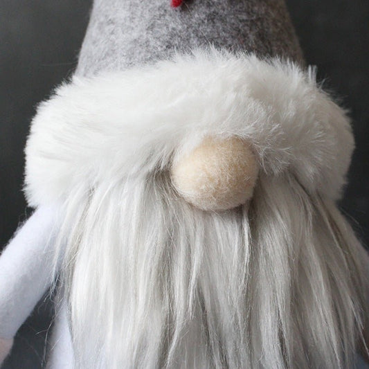 Plush Holiday Gnome | Faceless Christmas Decoration - product image 2
