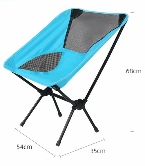 Wander & Wake CampComfort heavy-duty folding camping chair with carry bag