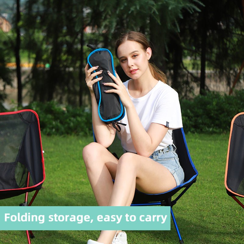 Wander & Wake CampComfort heavy-duty folding camping chair with carry bag