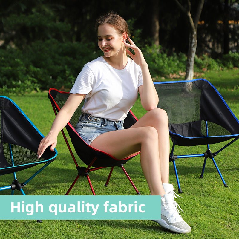 Wander & Wake CampComfort heavy-duty folding camping chair with carry bag